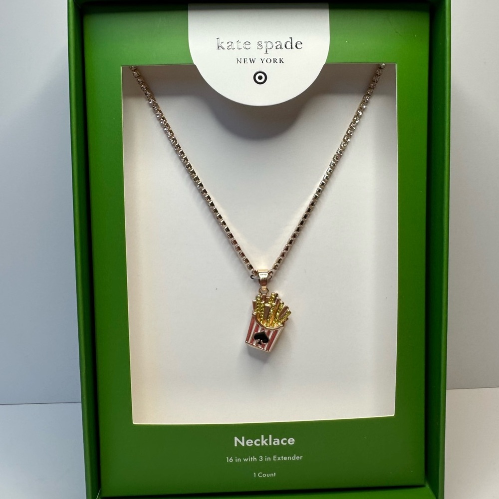 Kate Spade x Target French Fries Necklace NIB